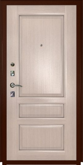 Входная дверь L-3a Валентия-2 беленый дуб — фото 2
